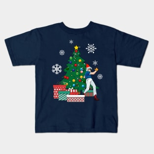 Speed Racer Around The Christmas Tree Kids T-Shirt